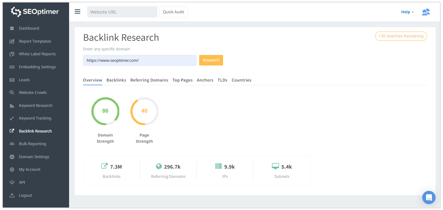 investigación de backlinks